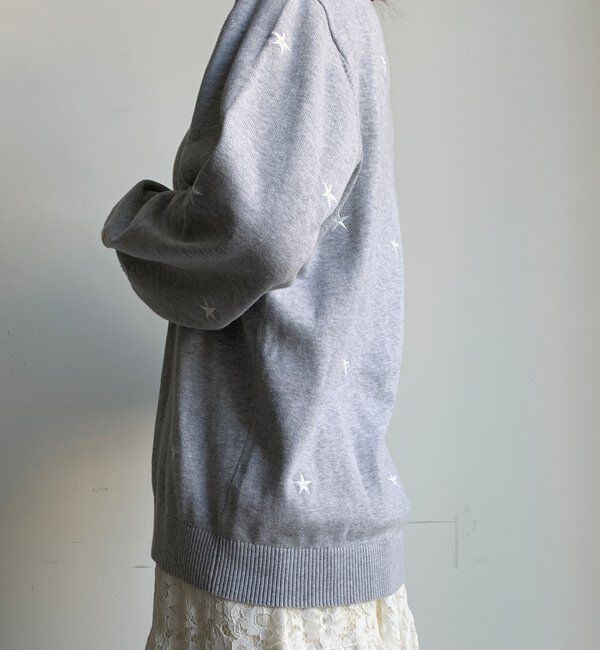  「【WEB限定】STAR刺繍ニット」|ニット・セーター|