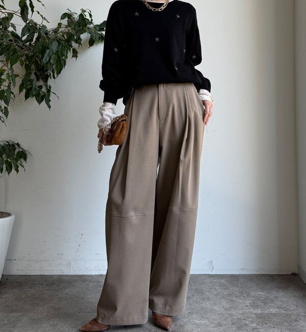  「【WEB限定】STAR刺繍ニット」|ニット・セーター|