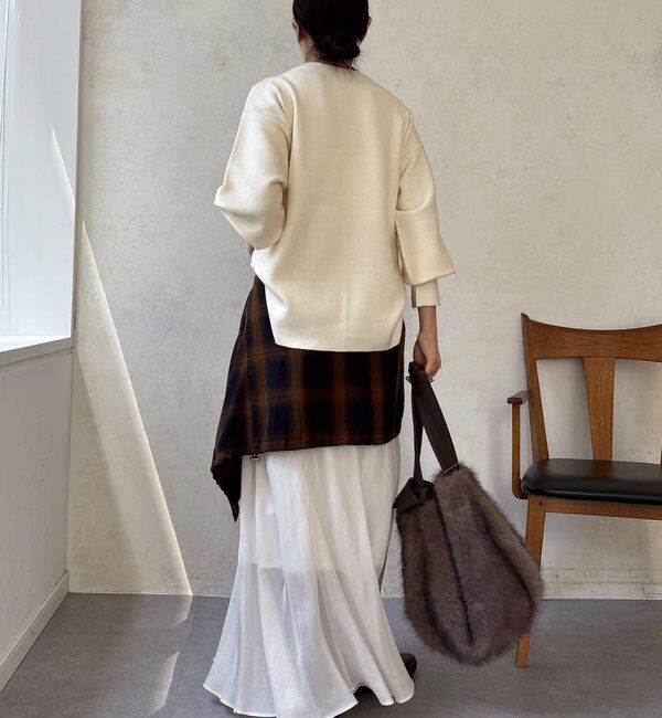  「【WEB限定】ミラノリブトップス」|ニット・セーター|