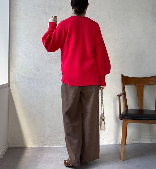  「【WEB限定】ミラノリブトップス」|ニット・セーター|