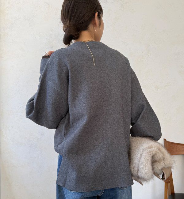  「【WEB限定】ミラノリブトップス」|ニット・セーター|