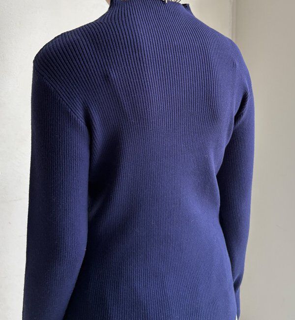  「【WEB限定】ボトルネックリブニット」|ニット・セーター|