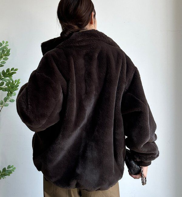  「【WEB限定】フェイクミンクスタンドファーブルゾン」|その他|