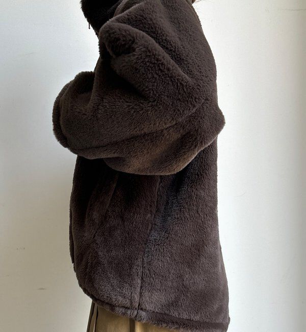  「【WEB限定】フェイクミンクスタンドファーブルゾン」|その他|