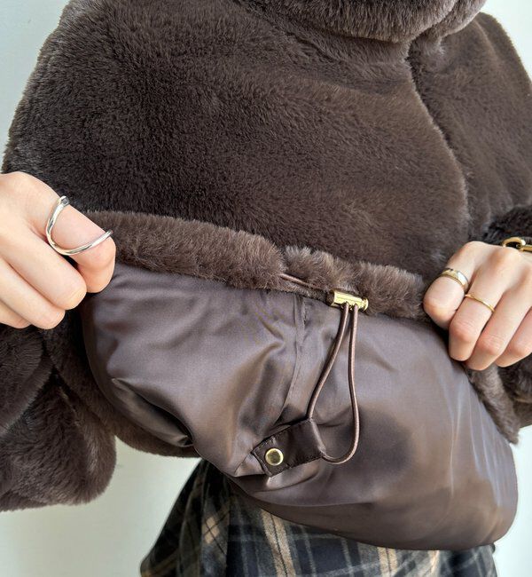  「【WEB限定】フェイクミンクスタンドファーブルゾン」|その他|