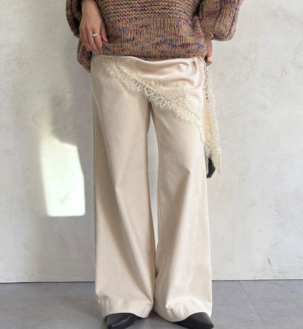  「【WEB限定】ワイドパンツ」|チノ|