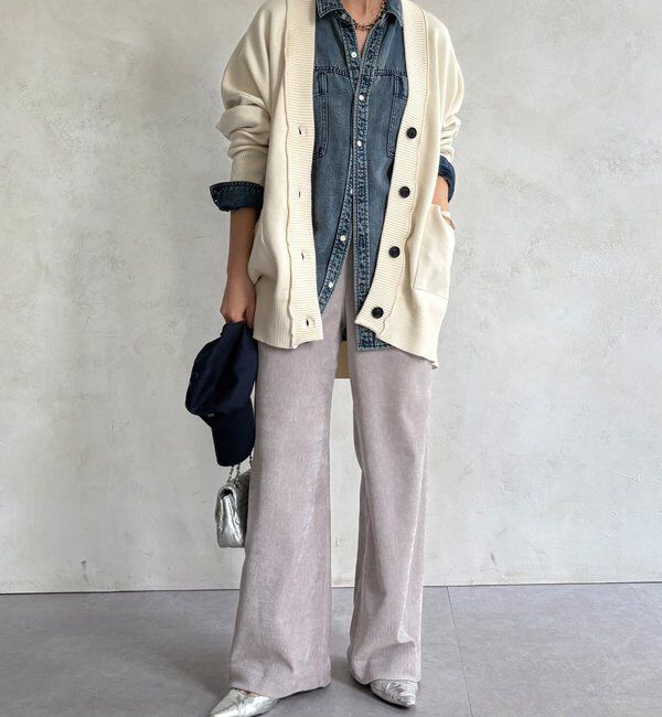  「【WEB限定】ワイドパンツ」|チノ|