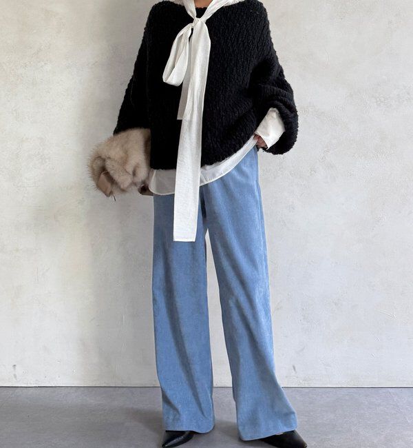  「【WEB限定】ワイドパンツ」|チノ|