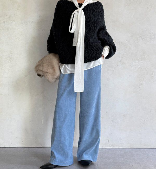  「【WEB限定】ワイドパンツ」|チノ|