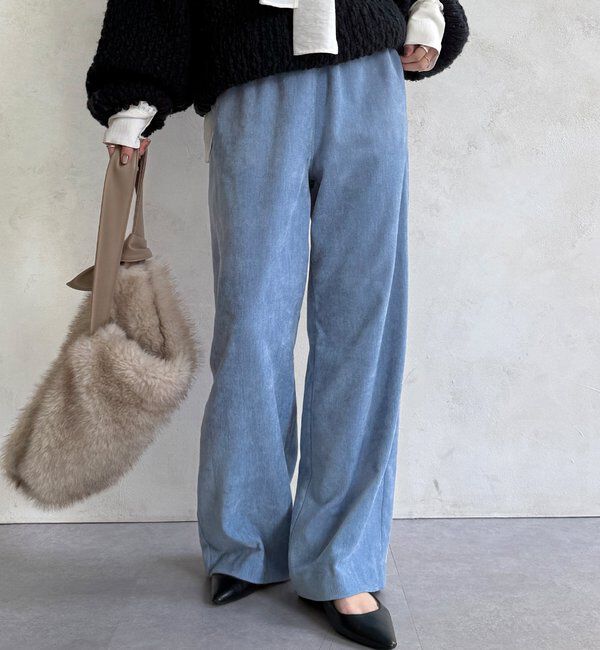  「【WEB限定】ワイドパンツ」|チノ|