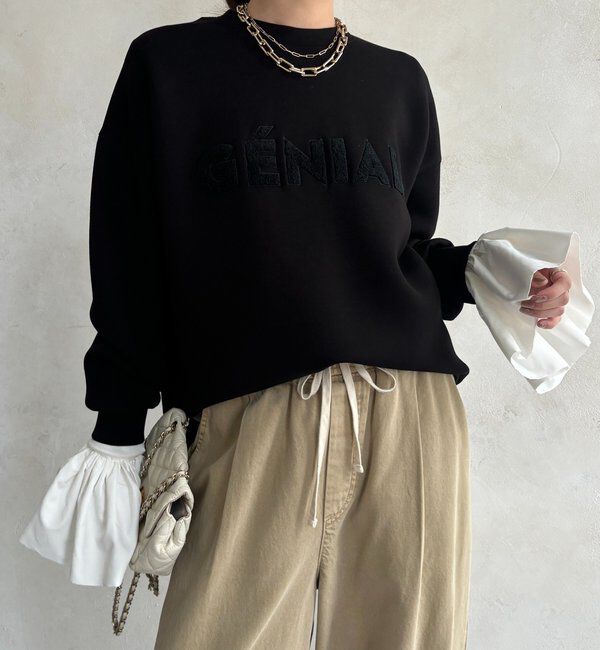  「【WEB限定】GENIALサガラ刺繍ロゴトップス」|Tシャツ・カットソー|