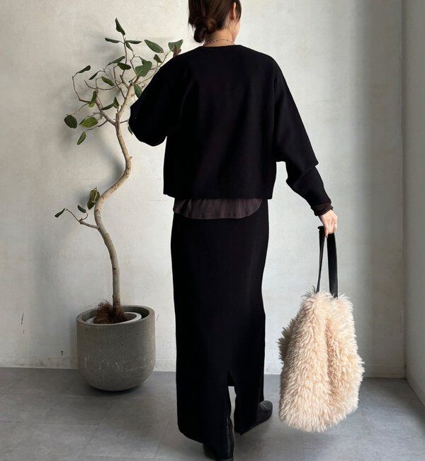  「【セットアップ対応/WEB限定】ツイードテープロゴニット」|ニット・セーター|