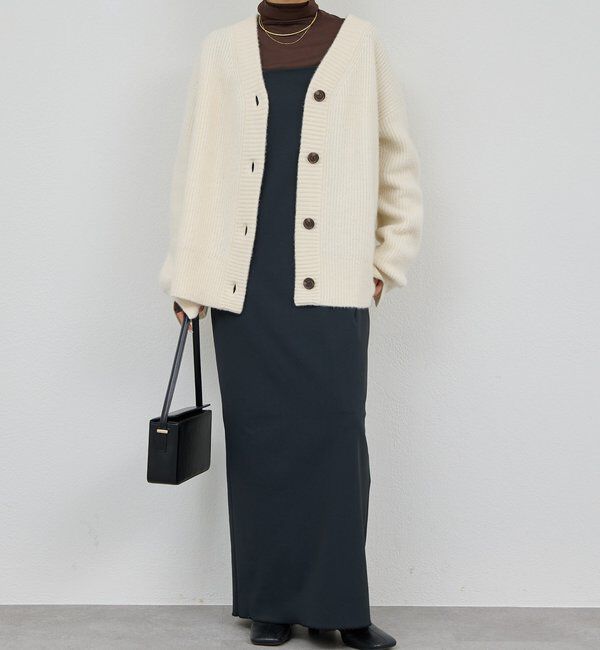  「【3サイズ展開】ストレッチマキシキャミワンピース」|ワンピース|