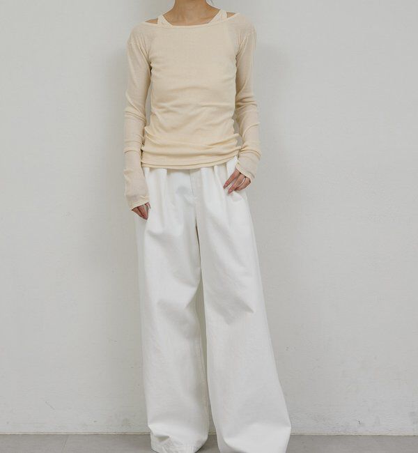  「【PEAS】【セットアップ対応】デニムグルカパンツ」|デニム|