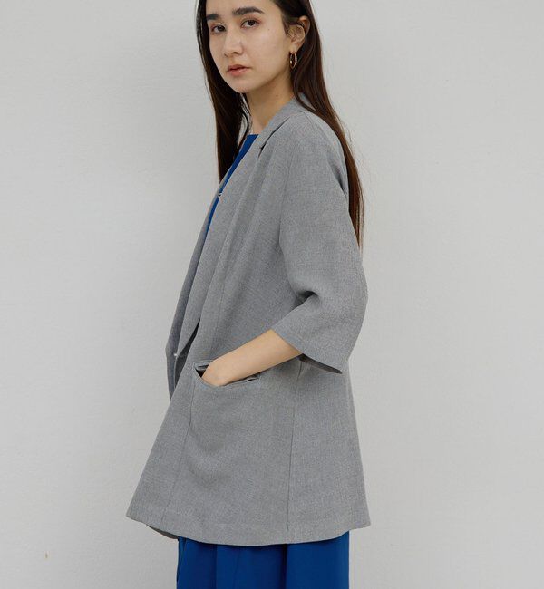  「【2サイズ展開】【大人気アイテムが今年も登場】ハーフスリーブジャケット」|テーラードジャケット|