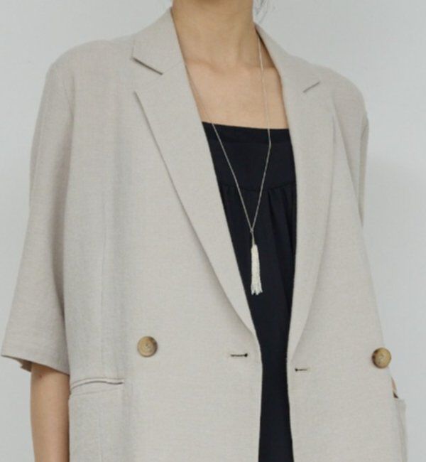  「ビーズタッセルネックレス」|リング|