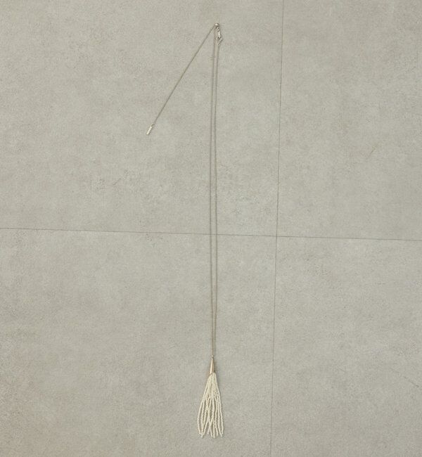  「ビーズタッセルネックレス」|リング|