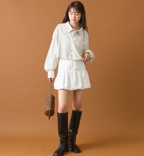  「切り替えバルーンスカート」|スカート|