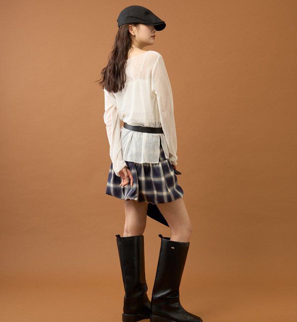  「切り替えバルーンスカート」|スカート|