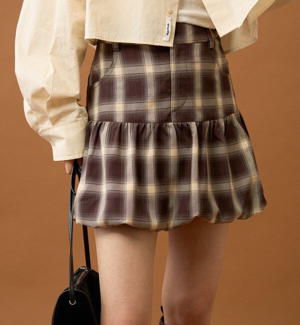  「切り替えバルーンスカート」|スカート|