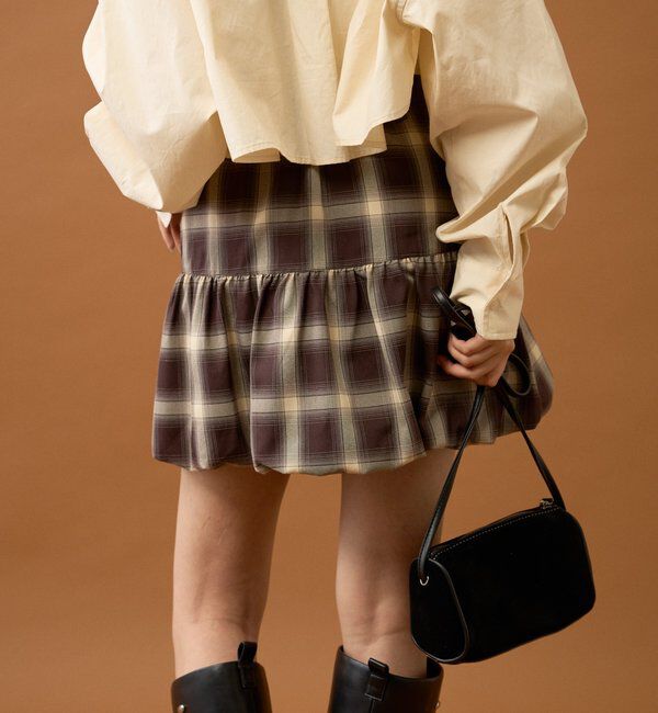  「切り替えバルーンスカート」|スカート|