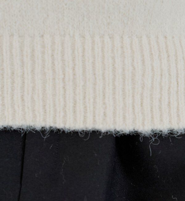  「【REVIVAL/WEB限定】ベロアリボンワンショルルーズニット」|ニット・セーター|