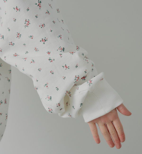  「花柄ルーズパーカー」|パーカー|