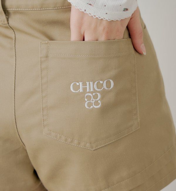  「【セットアップ対応】コンパクトレイヤードショートパンツ」|チノ|