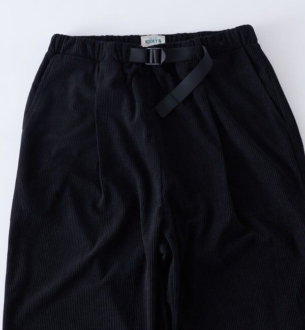  「【WEB限定】 KOOKY'Nコーデュロイワイドイージーパンツ」|チノ|