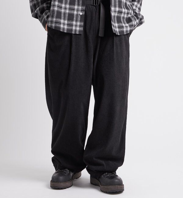 「【WEB限定】 KOOKY'Nコーデュロイワイドイージーパンツ」|チノ|
