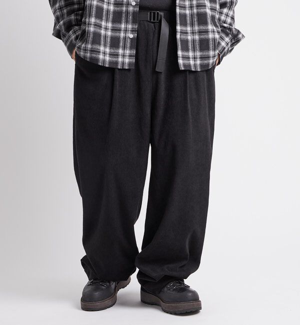  「【WEB限定】 KOOKY'Nコーデュロイワイドイージーパンツ」|チノ|