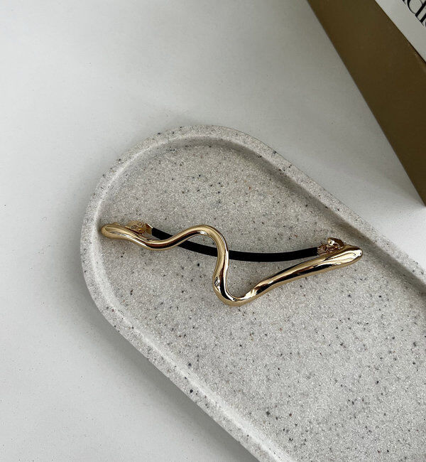  「〈GOLDY/ゴールディ〉カーブラインスリムバレッタ」|リング|