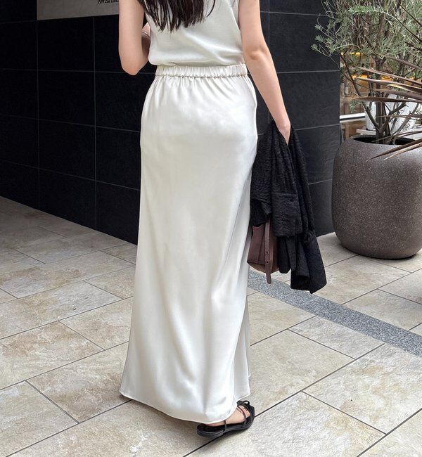  「【サイズ展開あり・新色/ブラウン】バイアススカート」|スカート|