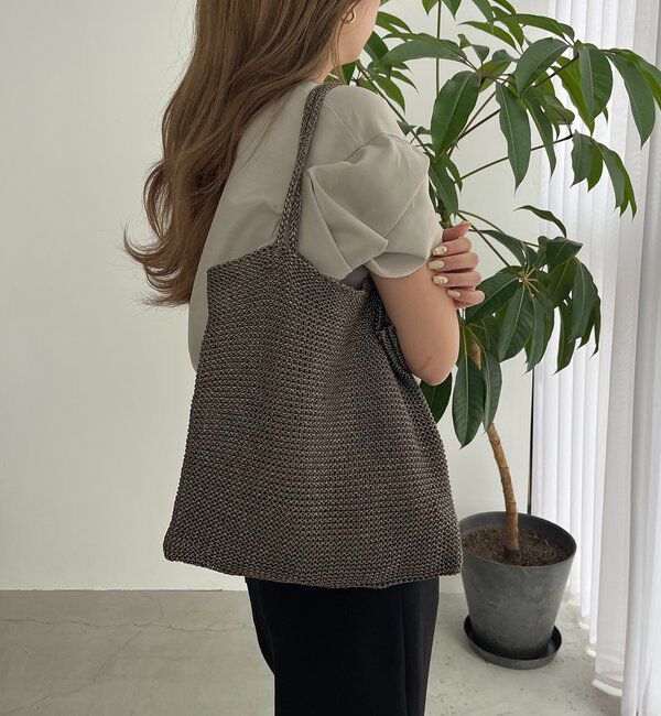  「【PC/A4サイズ収納可】ラメトートバッグ」|トートバッグ|