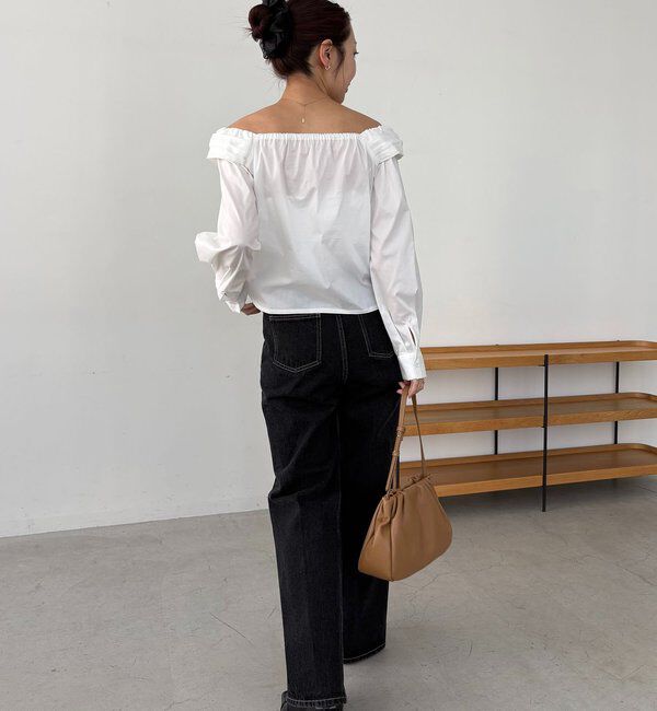  「オフショルパフブラウス」|シャツ・ブラウス|