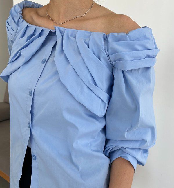  「オフショルパフブラウス」|シャツ・ブラウス|
