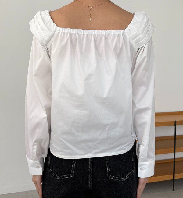  「オフショルパフブラウス」|シャツ・ブラウス|