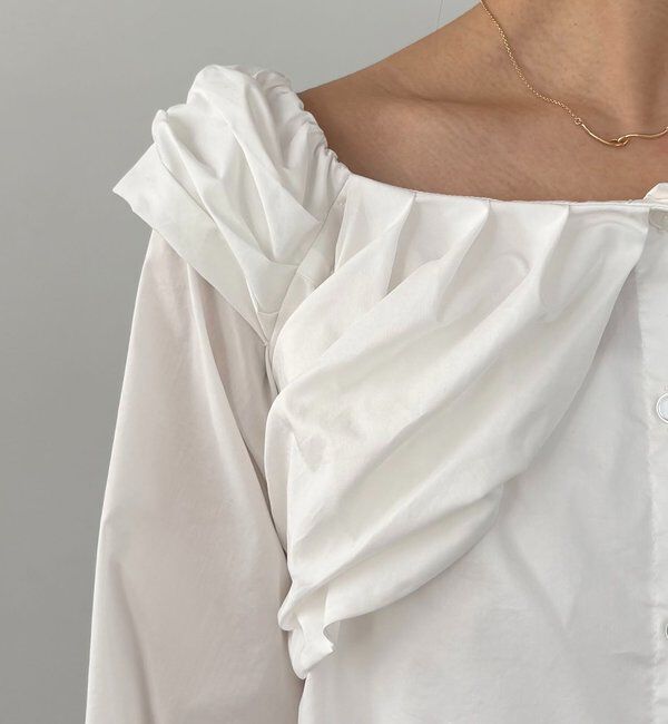  「オフショルパフブラウス」|シャツ・ブラウス|