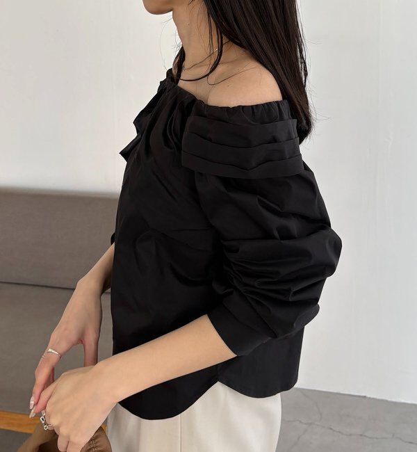  「オフショルパフブラウス」|シャツ・ブラウス|