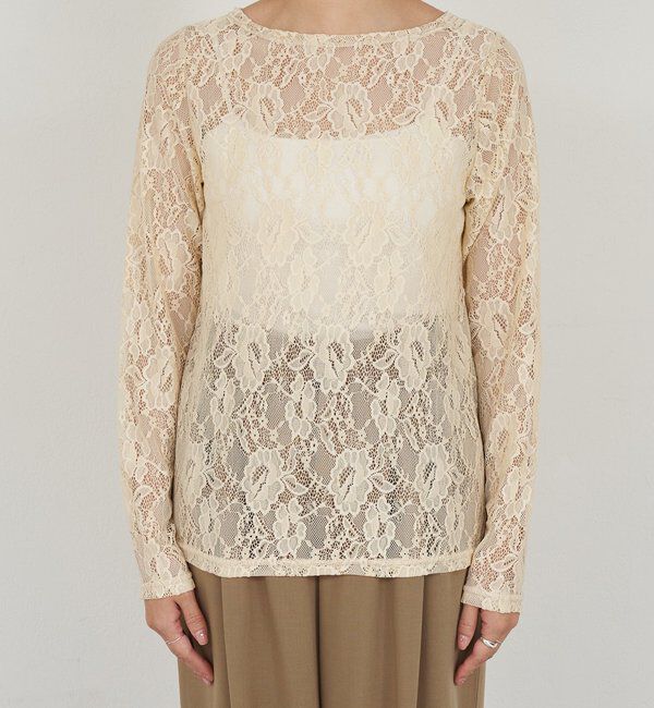  「レースプルオーバー」|Tシャツ・カットソー|