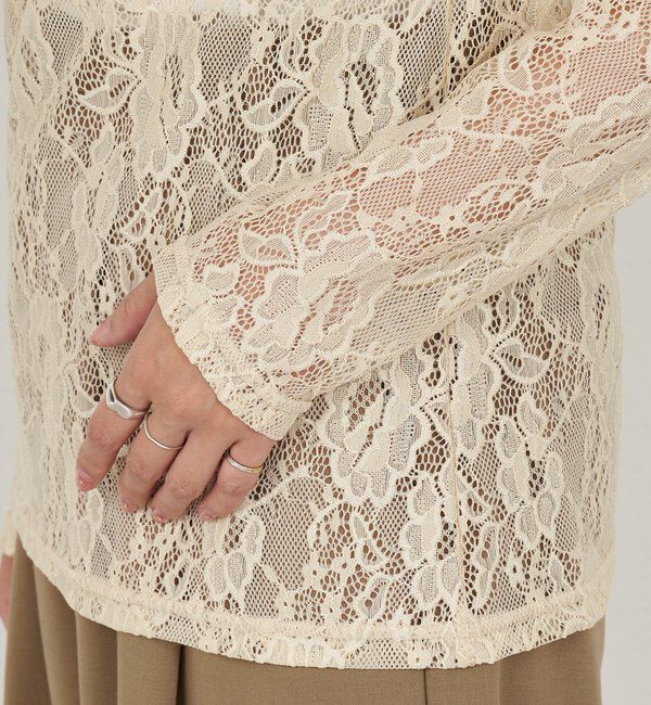  「レースプルオーバー」|Tシャツ・カットソー|