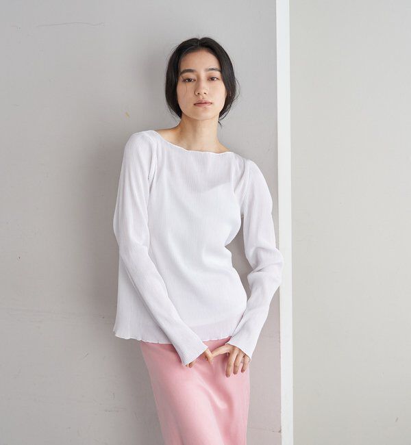  「【26SS予約】プリーツカーディガン」|シャツ・ブラウス|