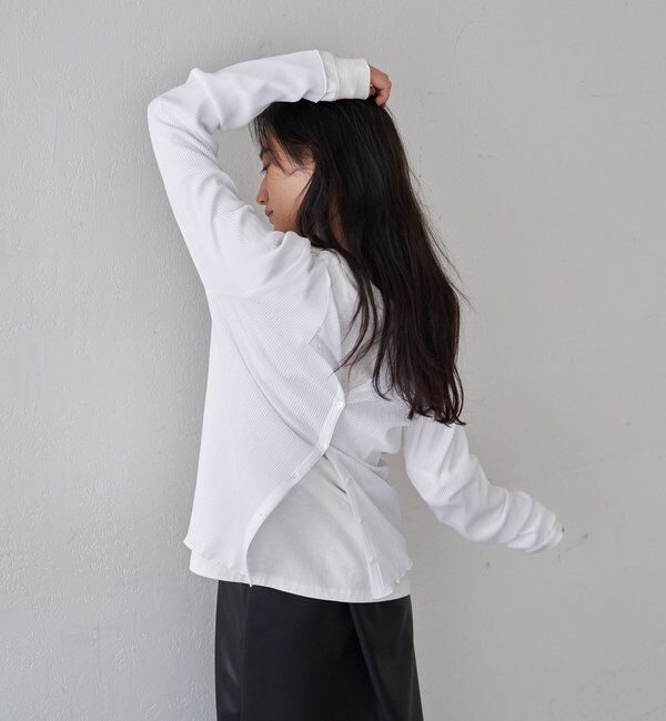  「【26SS予約】プリーツカーディガン」|シャツ・ブラウス|