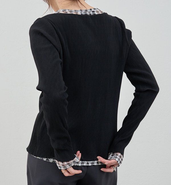  「【26SS予約】プリーツカーディガン」|シャツ・ブラウス|