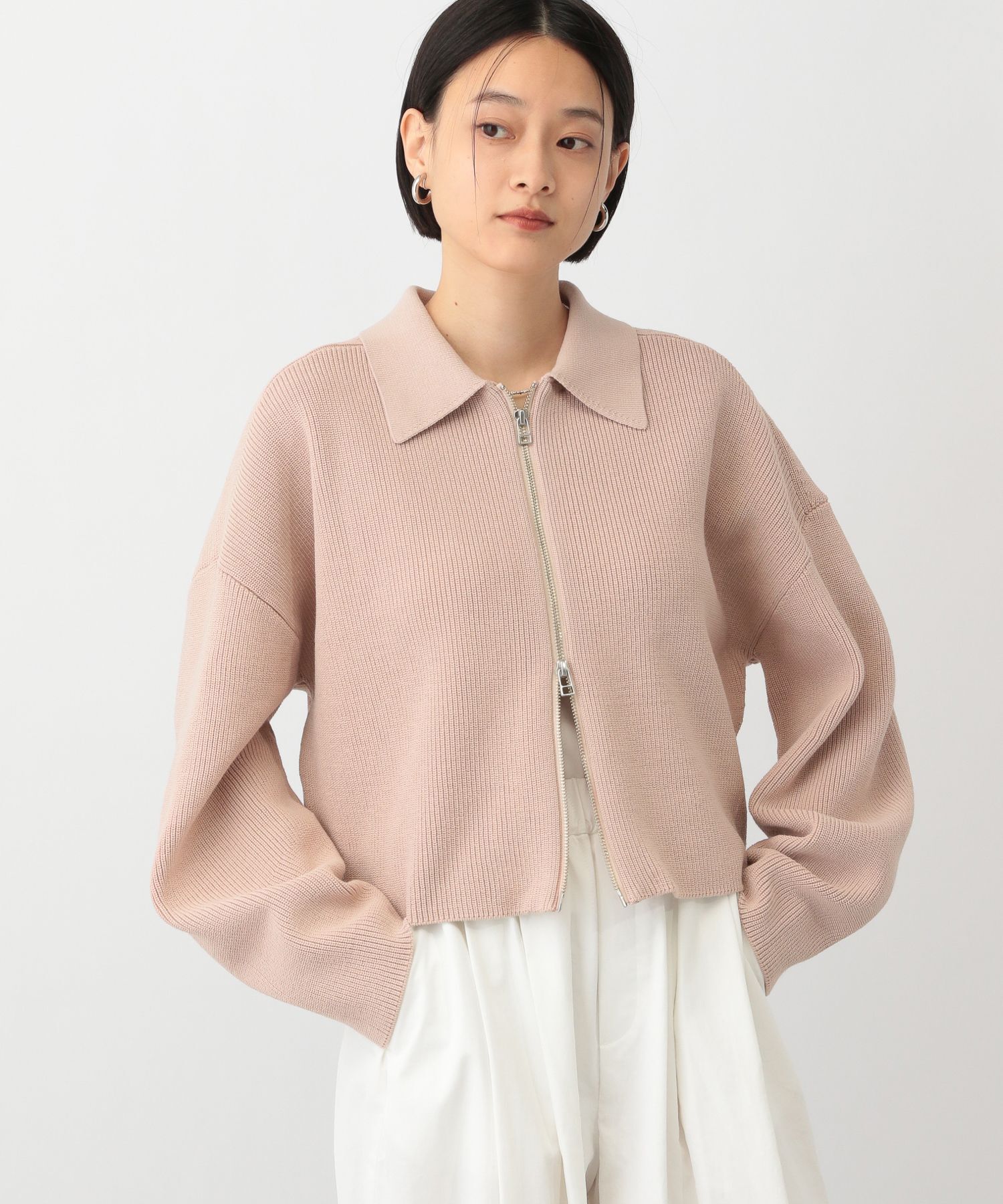 A part by 「エリZIPニットカーディガン」|ニット・セーター|