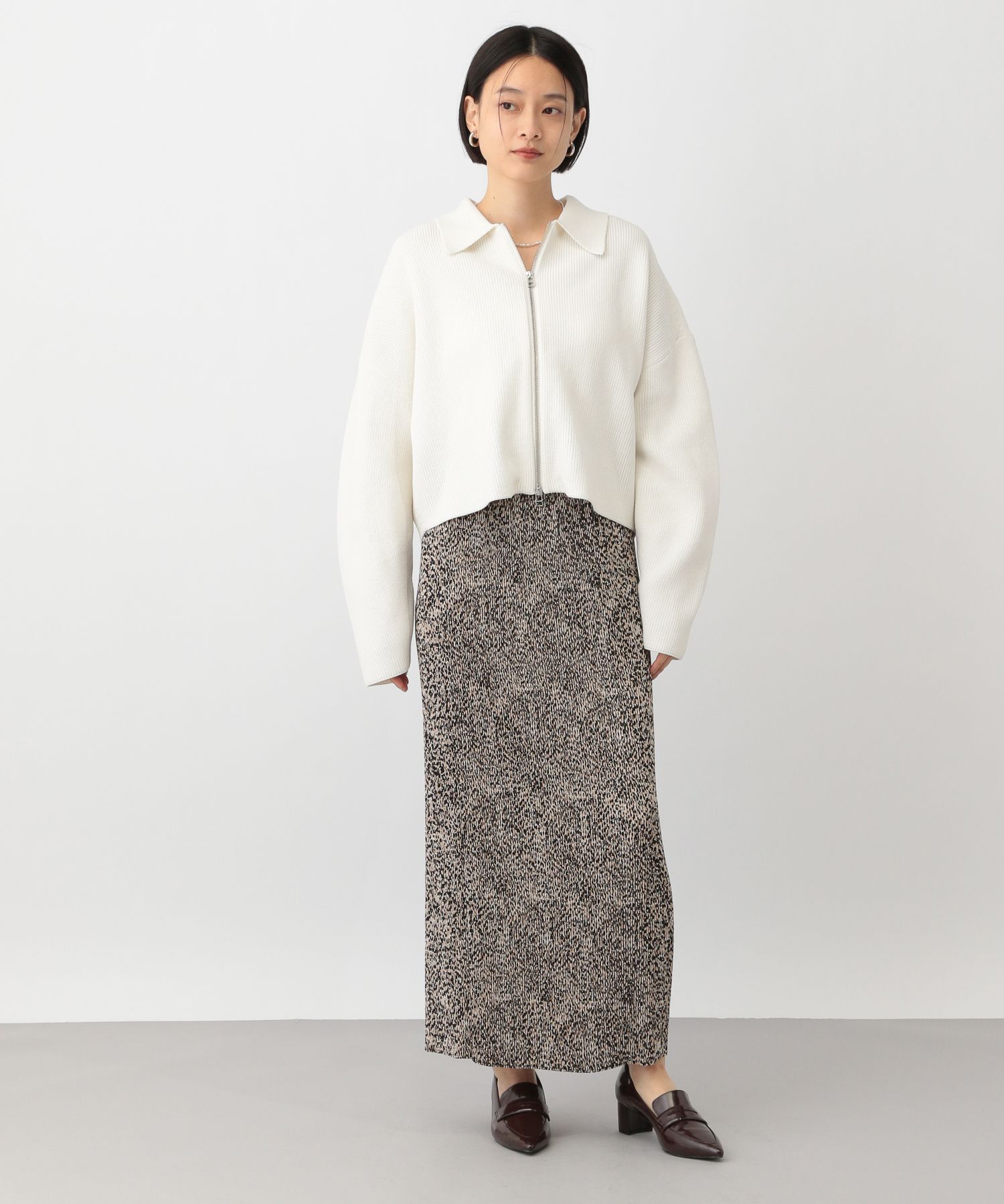 A part by 「エリZIPニットカーディガン」|ニット・セーター|