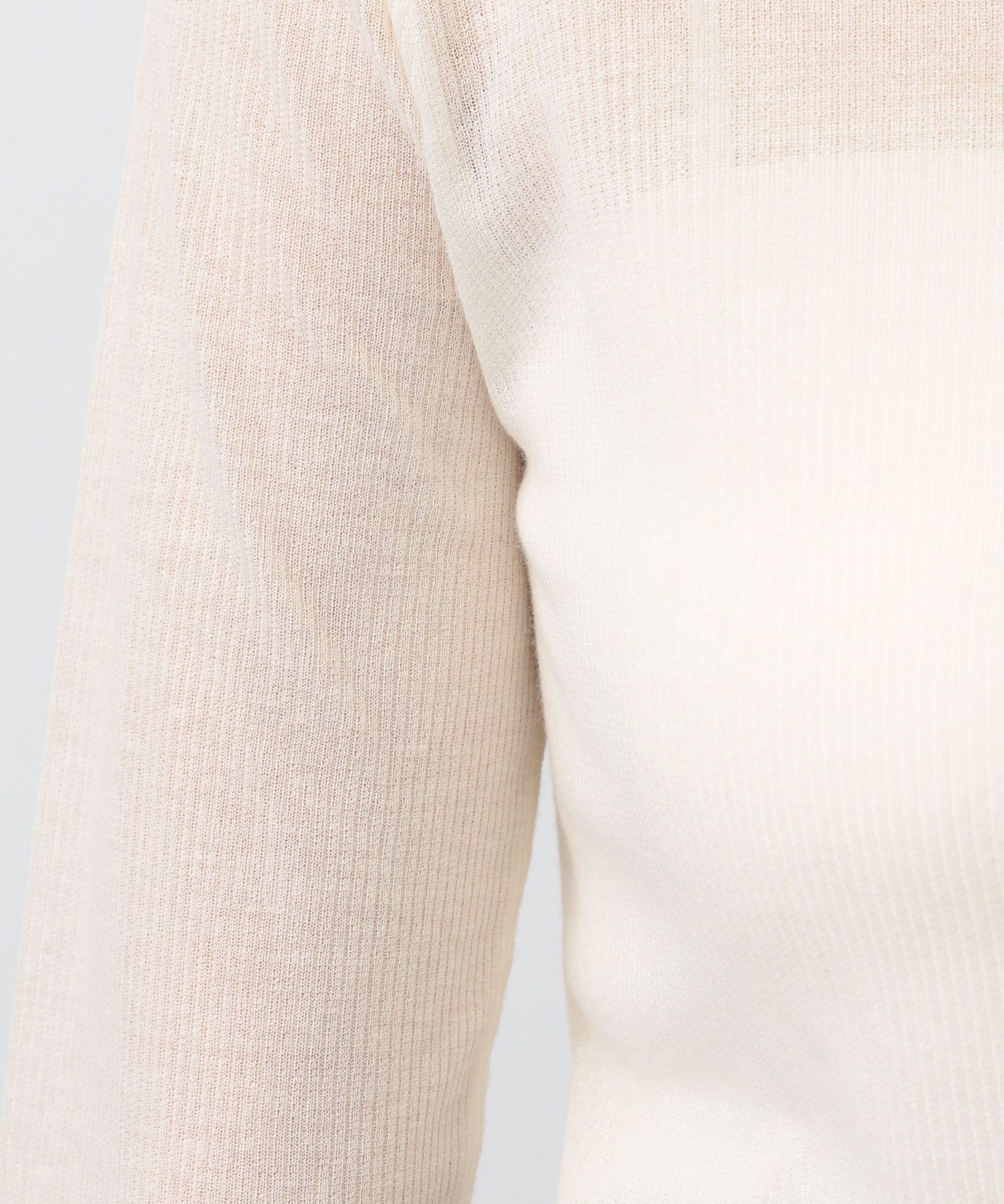 A part by 「ラメリブシアー_長袖」|ニット・セーター|