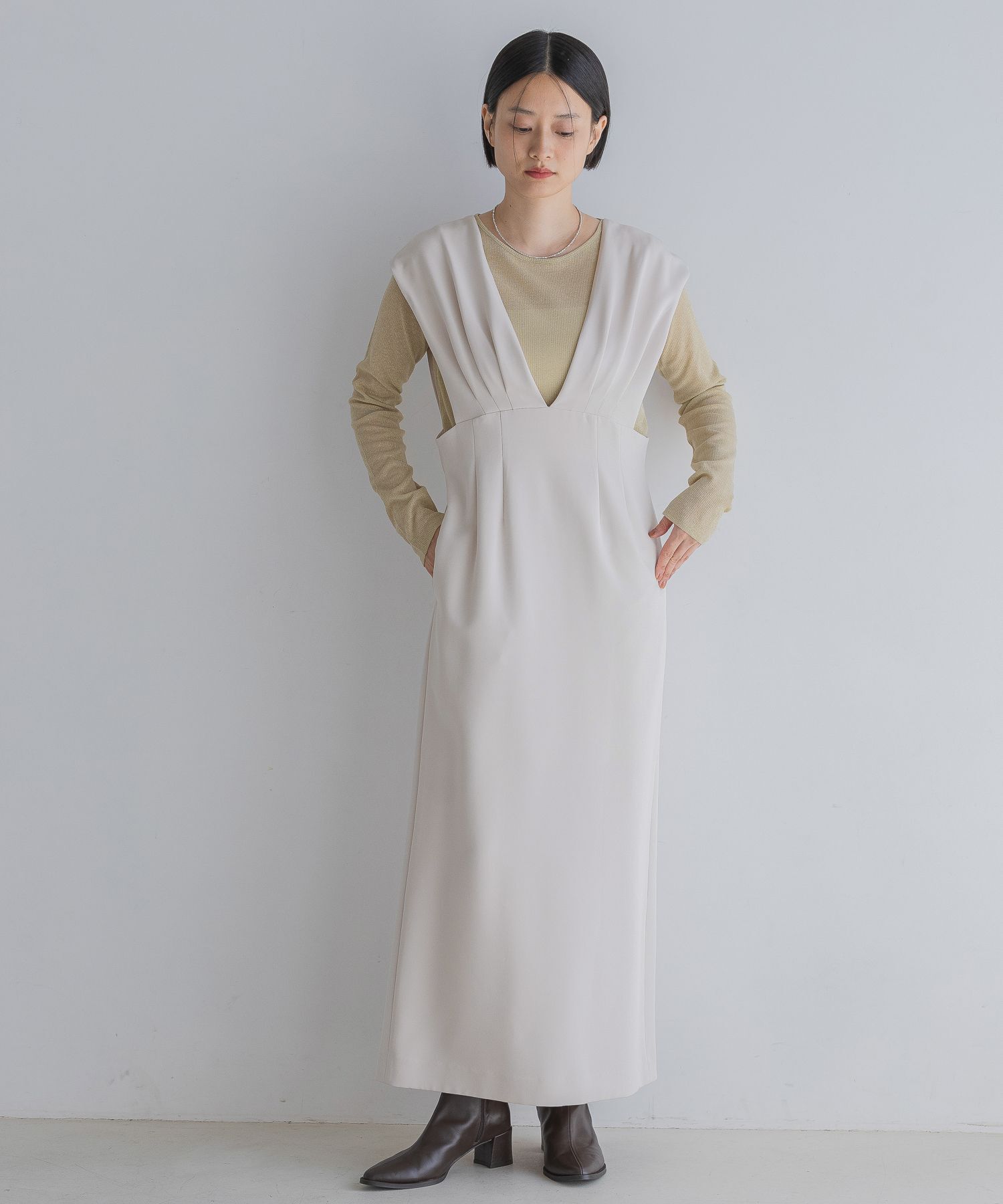 A part by 「ラメリブシアー_長袖」|ニット・セーター|