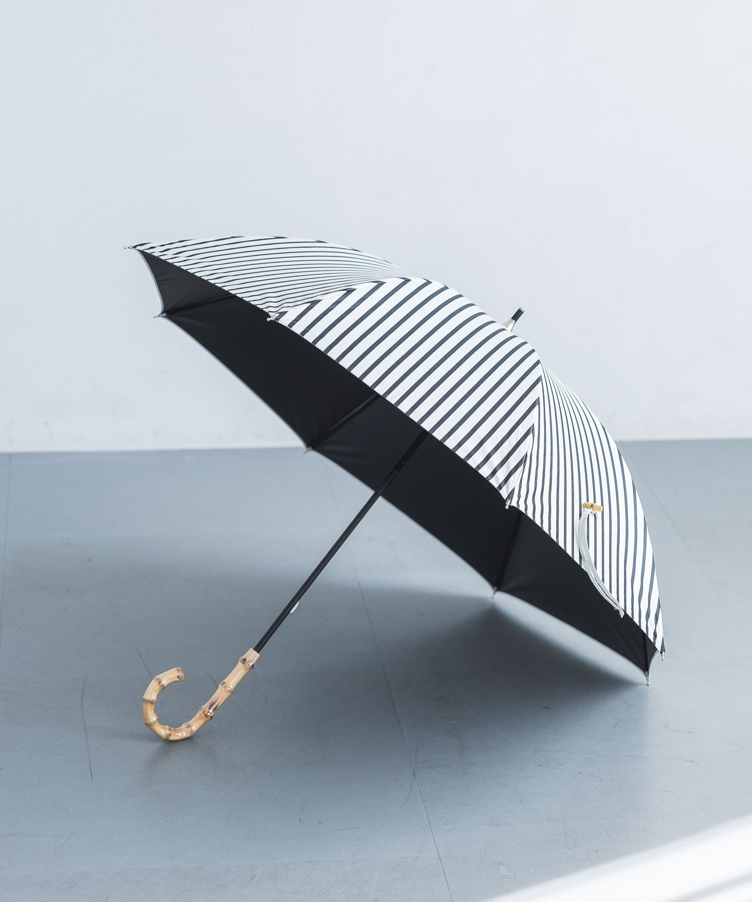 A part by 「【晴雨兼用】バンブーハンドルシャコウガサ」|傘|ストライプ１
