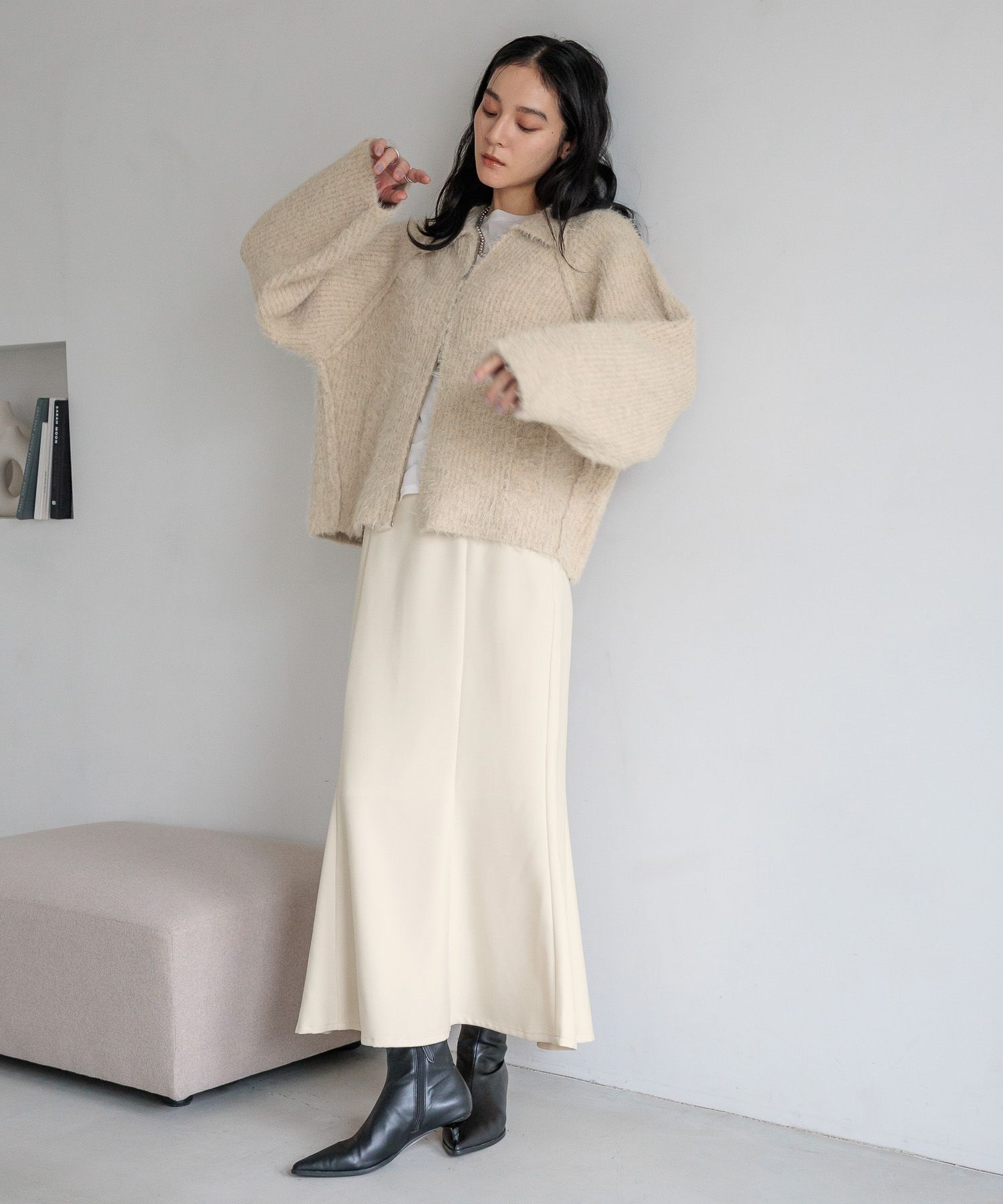 LOWRYS FARM「ウールライクマーメイドスカート」|スカート|